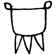 鼎, bronze form